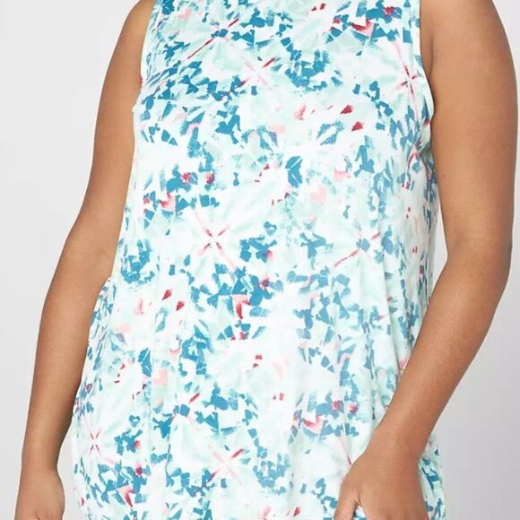 Livi by Lane Bryant Womens Kaleidescope Sleeveless Top 0621 - Picture 2 of 13